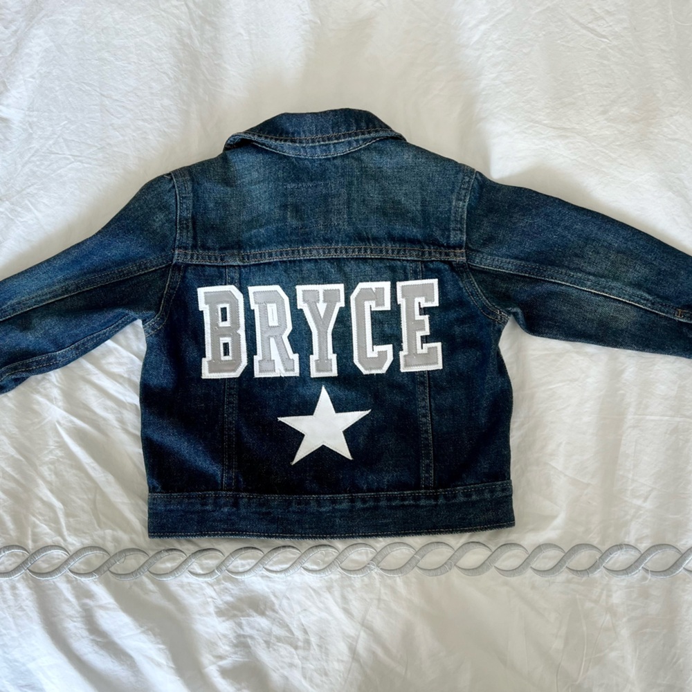 Bryce boy star denim jean jacket 2T